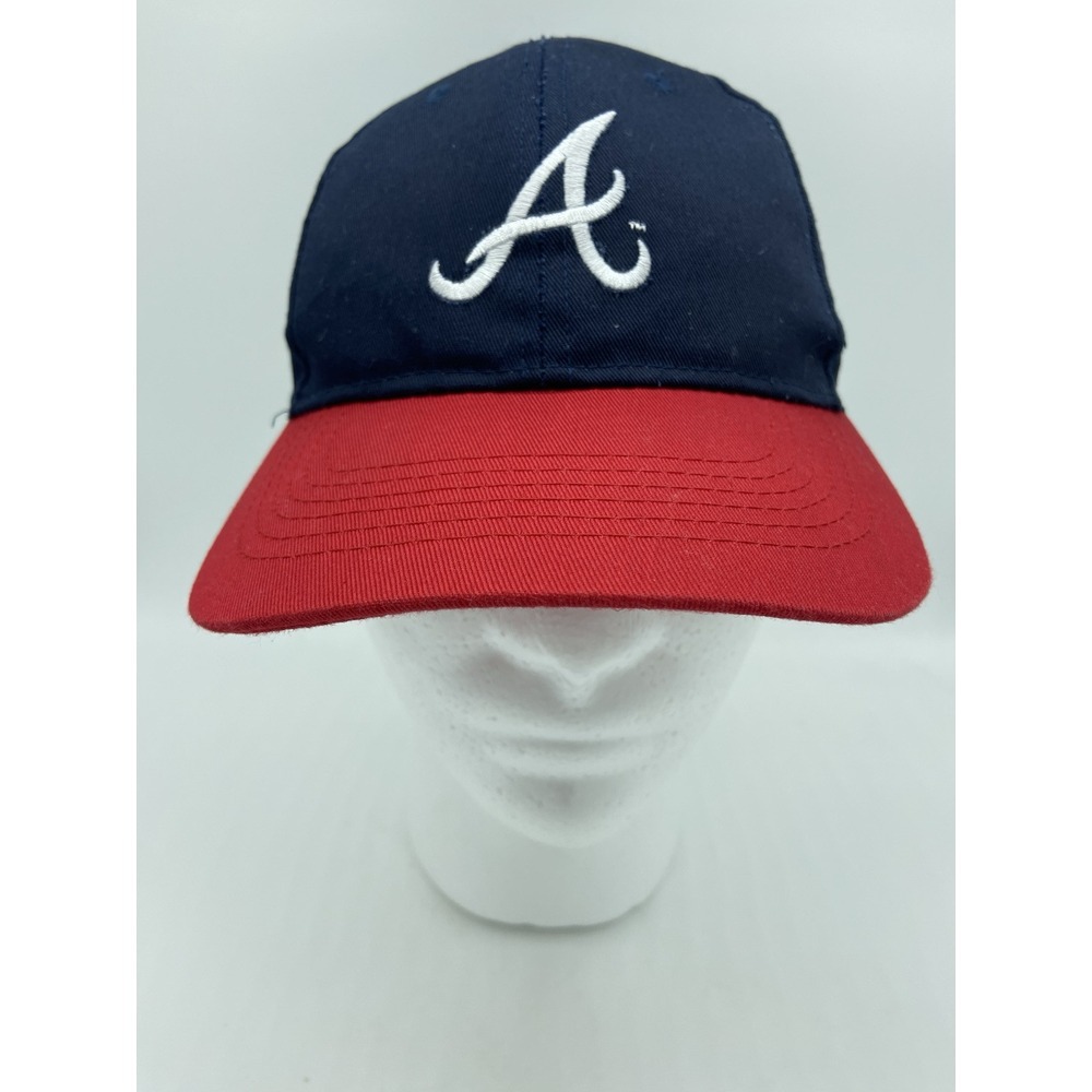 Atlanta Braves Baseball Hat Cap‎ Navy/Red Renew Merchandise